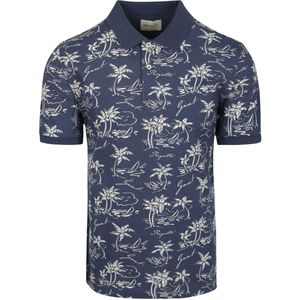 Gant - Poloshirt Korte Mouw - Blauw - Katoen