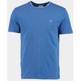Gant - Pique SS T-shirt - Blauw - Korte Mouw
