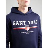 GANT Sweatshirt  donkerblauw / rood / parelwit