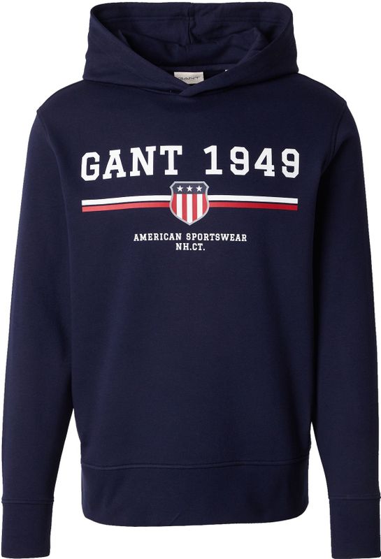 GANT Sweatshirt  donkerblauw / rood / parelwit
