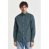 Gant - Regular Fit - Casual Overhemd - Groen - Geruit