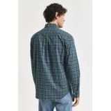 Gant - Regular Fit - Casual Overhemd - Groen - Geruit