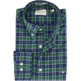 Gant - Regular Fit - Casual Overhemd - Groen - Geruit