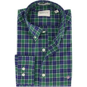 Gant - Regular Fit - Casual Overhemd - Groen - Geruit