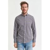 Gant - Casual Overhemd - Bruin - Twill Ruit