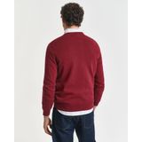 Gant - CLASSIC COTTON C-NECK - Gebreide Trui - Plumped Red - 100% Katoen