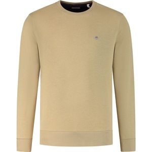 GANT - Reg Shield C-Neck Sweatshirt - Woody Beige - Trainingspak