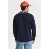 GANT Corduroy Collar Heavy Rugger, blauw, S