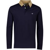 GANT Corduroy Collar Heavy Rugger, blauw, S