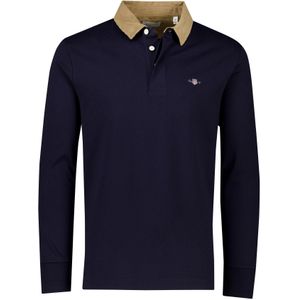 GANT Corduroy Collar Heavy Rugger, blauw, S