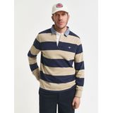 Gant - Sweatshirt - Katoen - Regular Fit - Geribde Mouwboorden