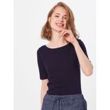 MARC O'POLO T-shirt Dames - Slub Jersey - Ronde Hals - Logoprint