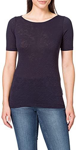 MARC O'POLO T-shirt Dames - Slub Jersey - Ronde Hals - Logoprint
