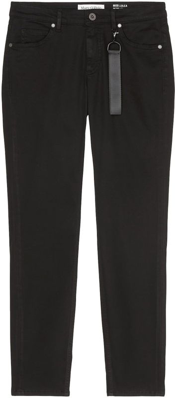 Marc O'Polo - Lulea - Capri Broeken - Zwart - Denim - 7/8 Lengte - Skinny
