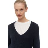 Marc O'Polo - Gebreide Trui - Zwart - Biologisch Katoen