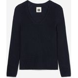Marc O'Polo - Gebreide Trui - Zwart - Biologisch Katoen