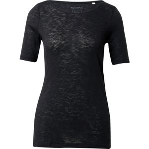 Marc O'Polo Dames T-Shirt 51399, Zwart, XXS