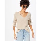 Marc OPolo Strickpullover, mit dekorativem Strickmuster am Ärmel und V-Neck