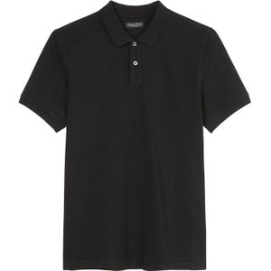 Marc O'Polo - Poloshirt - Korte Mouwen - Biologisch Katoen - Regular Fit - Blauw