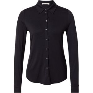 Marc O'Polo - Blouse - Zwart - Viscose/Elastaan
