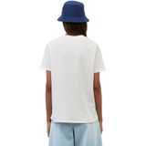 T-shirt - Effen - Jersey - V-hals - Kwartmouw - Huidvriendelijk