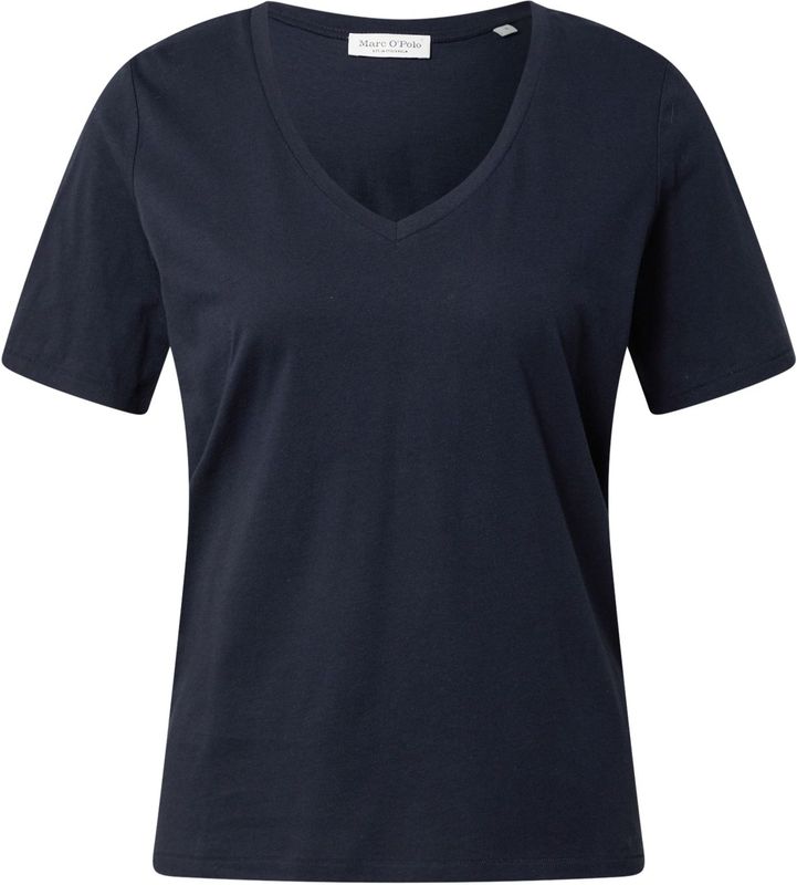 Design - T-shirt - Effen - Jersey - V-hals - Kwartmouw - Normale Pasvorm