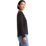 Marc O'Polo - Shirt - Zwart - Lange Mouw - Effen