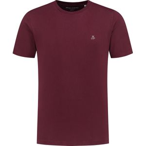 Marc O'Polo - B21201251054 - T-Shirt - Rood - Katoen - Korte Mouwen