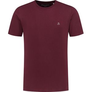 Marc O'Polo - B21201251054 - T-Shirt - Rood - Katoen - Korte Mouwen