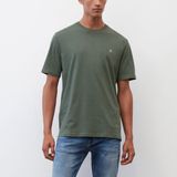 Marc O'Polo - Poloshirt - Donkergroen - Kwartmouw - Normale Pasvorm