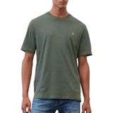 Marc O'Polo - Poloshirt - Donkergroen - Kwartmouw - Normale Pasvorm