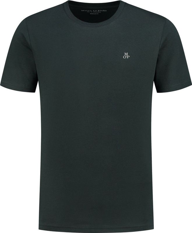 Marc O'Polo - 51068 - T-shirt - Zwart - Katoen