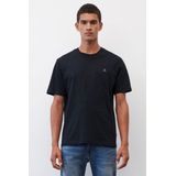 Marc O'Polo T-Shirt Logo-T-Shirt aus Bio-Baumwolle