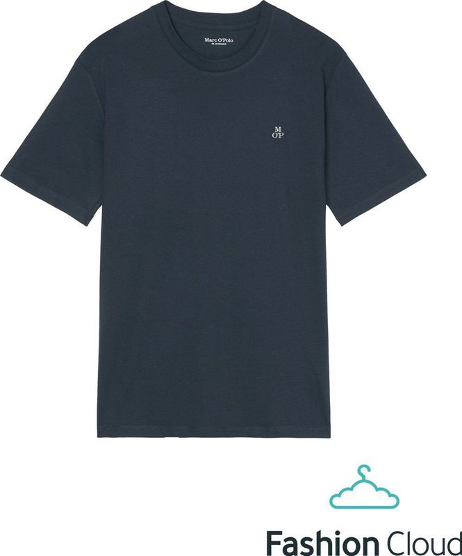 Marc O'Polo T-Shirt Logo-T-Shirt aus Bio-Baumwolle