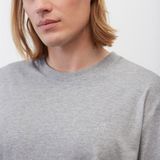 T-shirt - Mélange - Jersey - Normale Pasvorm - Kwartmouw