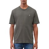 T-shirt - Effen - Jersey - Ronde Hals - Kwartmouw