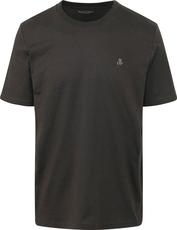 T-shirt - Effen - Jersey - Ronde Hals - Kwartmouw