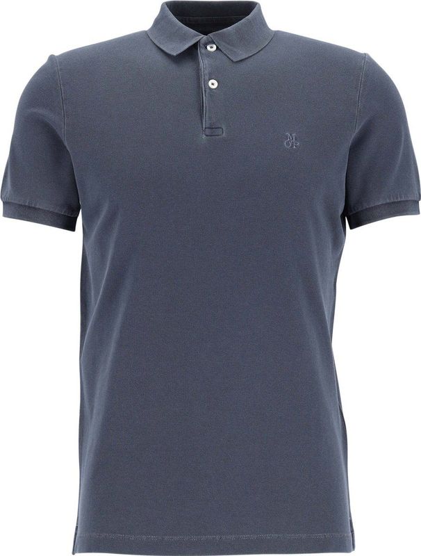 Marc O'Polo shaped fit polo - heren poloshirt - blauw