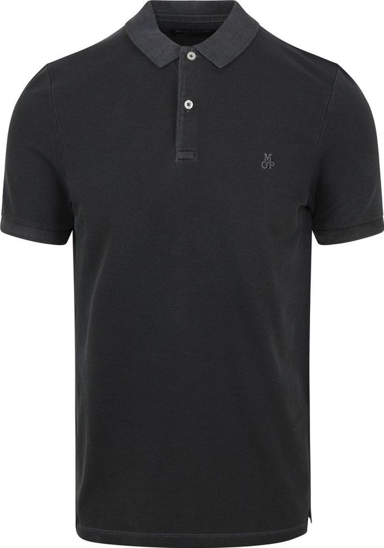 Marc O'Polo shaped fit polo - heren poloshirt - grijs