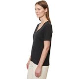 Jersey T-shirt - Effen - V-hals - Kwartmouw - Organic Content Standard