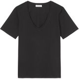 Jersey T-shirt - Effen - V-hals - Kwartmouw - Organic Content Standard