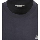 Marc O'Polo - Herenshirt - Blauw - Biologisch Katoen