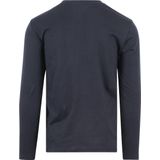 Marc O'Polo - Herenshirt - Blauw - Biologisch Katoen