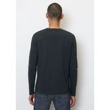 Marc O'Polo - Herenshirt - Blauw - Biologisch Katoen