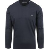 Marc O'Polo - Herenshirt - Blauw - Biologisch Katoen