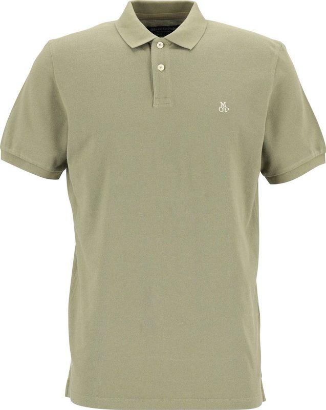 Marc O'Polo regular fit polo - heren poloshirt - olijfgroen
