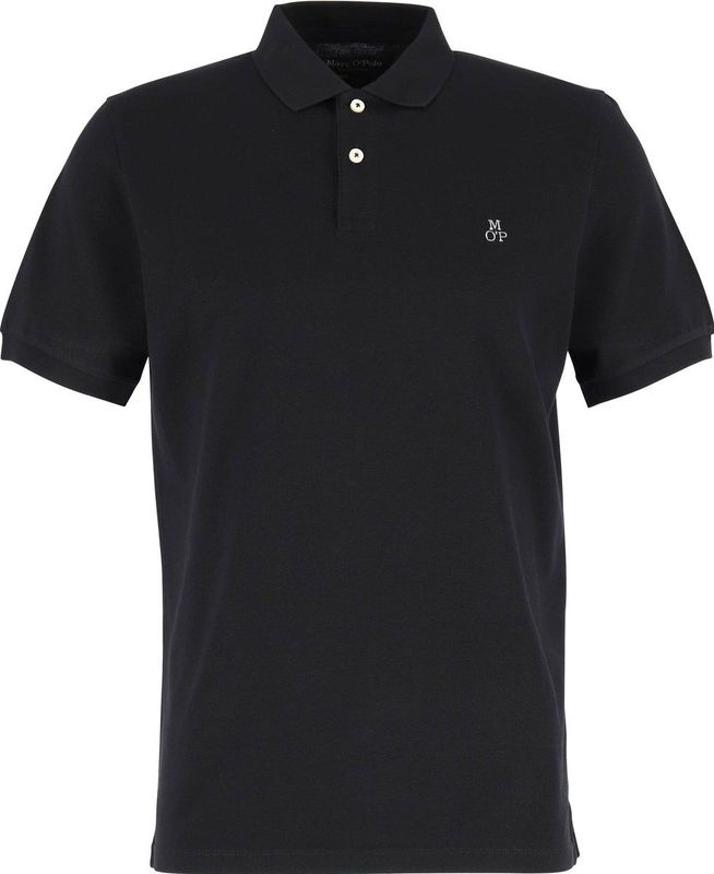Marc O'Polo regular fit polo - heren poloshirt - zwart