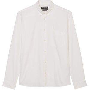 Marc O'Polo - Businessoverhemd - Wolwit - Lange Mouwen - Casual