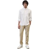 Marc O'Polo - Businessoverhemd - Wolwit - Lange Mouwen - Casual