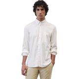 Marc O'Polo - Businessoverhemd - Wolwit - Lange Mouwen - Casual